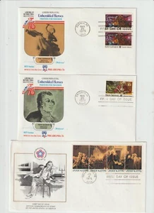 USA FIRST DAY COVERS LOT OF 3, Capt. James Cook, Year of the Dog + NM or Better! - Picture 1 of 2