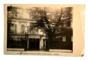 12 Rue Chalgrin, Avenue Du Bois De Boulogne Postcard. 1912. Paris, France - Picture 1 of 3
