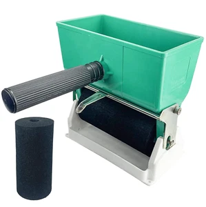 6 Inch Portable Glue Applicator Roller with Paint Bucket Handheld Manual Adhesiv - Picture 1 of 7