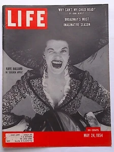 Solo portada de revista Life (Kaye Ballard) 24 de mayo de 1954 - Imagen 1 de 1