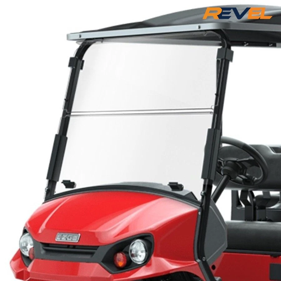 EZGO Clear Split Windshield for 2021-2025 Express & Cushman Hauler Golf Carts Foto 1 de 1