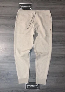 POLO RALPH LAUREN Men’s Dune Tan Heather Double Knit Jogger Pants Sz XL 2XL - Picture 1 of 10