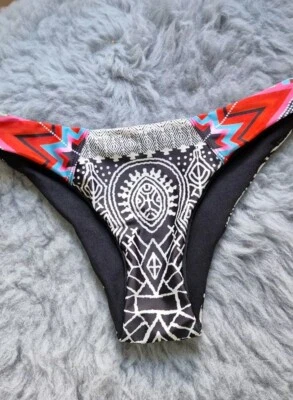 ⛱️🔆Bikini Höschen⛱️🔆 GR 36 schwarz- bunt - Bild 1 von 4