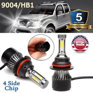 9004 HB1 1200W LED Headlight Bulb KIT Hi-Lo Beam Bulbs for Nissan Frontier US - Picture 1 of 12