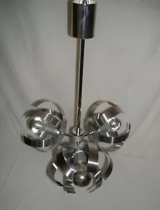 LUSTRE FLEUR OXAR - Jocelyne TROCME - design 60 - 70 - Foto 1 di 8