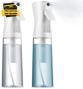 2 Pack Continuous Spray Bottle for Hair - 10 Oz Ultra Fine Sprayer (2Pk 10Oz) - Picture 1 of 6