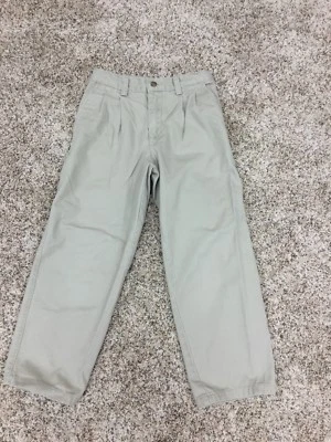 Pantalones caqui Sonoma plisados delanteros cintura ajustable talla 10 para niños Foto 1 de 4