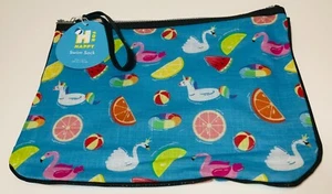 Swim Sacks H for Happy Fruits & Floaties 100% Cotton/100% Polyester lined 9"x12" - Picture 1 of 3