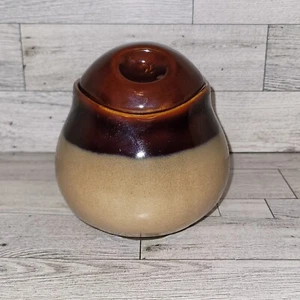 Azúcar vintage Sango Nova marrón con tapa 4933 - Imagen 1 de 11