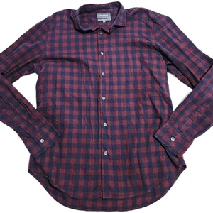 Bonobos Para Hombre A Medida Calce Ajustado Grande L Multicolor Cuadros Manga Larga Con Botones - Imagen 1 de 6