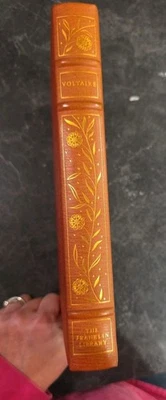 VOLTAIRE CANDIDE & ZADIG 1977 FRANKLIN LIBRARY LTD ED LEATHER COLLECTED STORIES - Image 1 of 4