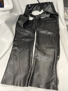 Chaps P.I.D Cuero Genuino Paragon International Cuero De EE. UU. Talla 2XL - Imagen 1 de 6