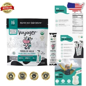 Organic Toddler Milk Powder Packets - Shelf Stable, Travel Friendly, 16 Sachets - Picture 1 of 10