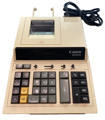 Canon MP21D Business Calculator Tested Works Office Equipment Desk Accounting - Image 1 of 4