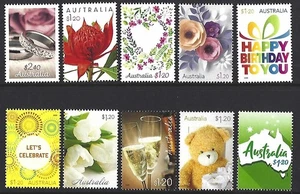 AUSTRALIA  2023 SPECIAL OCCASIONS SET OF 10 UNMOUNTED MINT MNH - Picture 1 of 1