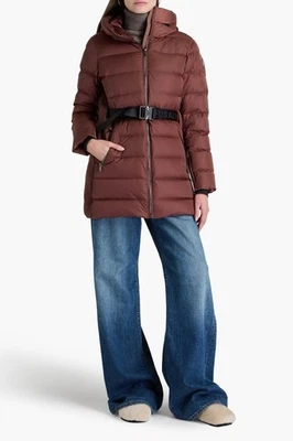 RRP€970 FUSALP Down Winter Coat FR38 US6 UK10 M Quilted Hooded Belted - Image 1 of 4