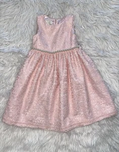 Girls Pink Fancy Princess Dress Size 4 - Picture 1 of 2