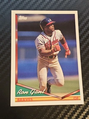 1994 Topps - Ron Gant #166 Atlanta Braves  - Image 1 of 2