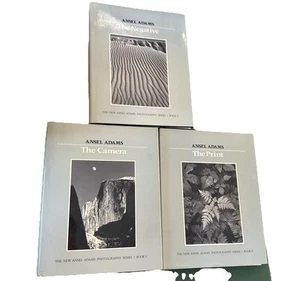 The Camera The Negative The Print Ansel Adams 3 Volume Set 1980 Photography 1st - Picture 1 of 10