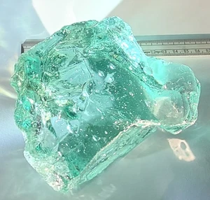 Andara Kristall Andara crystal Transparent Hell Grün Klar Mint, Gewicht: 977g - Bild 1 von 20