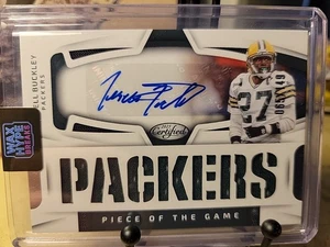 2025 Certified Terrell Buckley Pieces  of The Game Packers /149 No. POGS-TBY - Picture 1 of 2