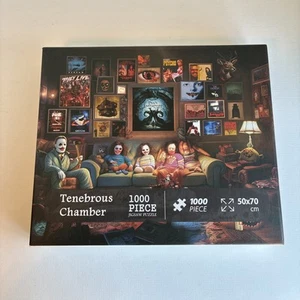 TENEBROUS CHAMBER Jigsaw Puzzle Halloween Movie Dark Scary Dolls Horror 1000 Pcs - Picture 1 of 4