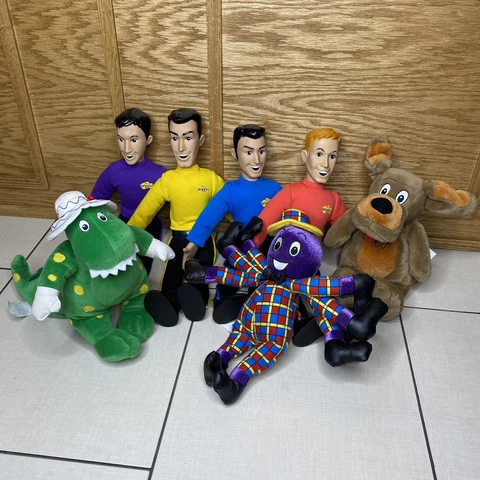 The Wiggles Speak N Sing Talking Plush Doll Lot Spin Master 2003 Tested WORKS! Cover