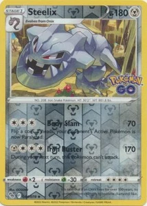 Pokemon Go TCG Steelix Reverse Holo 044/078 - Picture 1 of 1