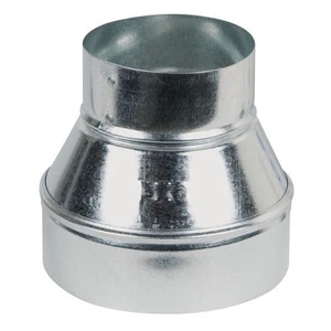 Reductor de conductos de metal galvanizado de una sola pared 6 x 4"", nuevo - Imagen 1 de 1