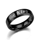 12 # Ihr König Seine Königin Edelstahl Paare Fingerring Sein und Ihr Paar