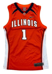 University Of Illinois Fighting Illini Nike Elite Jersey Medium EUC Retro #1 - Picture 1 of 5
