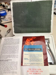 Shure Brothers Unidyne III Modell PE54 Serie 3 Mikrofon mit Koffer 1976 Quittung - Bild 1 von 11