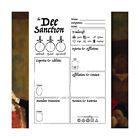 All Rolled Up RPG Dry Wipe Character Cards - The Dee Sanction Bag New