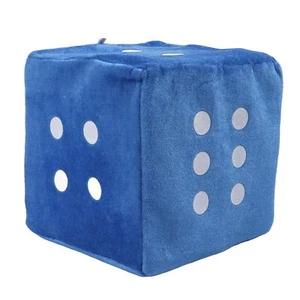 New Plush Dice Toys Comfortable Stuffed Cubic Dice Toys Pillow For Home Sofa Dec - Picture 1 of 22