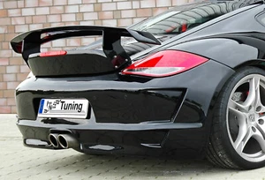 Spoiler arrière aile arrière Ducktail en fibre de verre pour Porsche Boxster + Cayman 987 - Photo 1/4