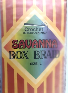 New Savanna Box Braid 18” Kanekalon Dream Hair Extension Color #1B/BG/Red - Picture 1 of 3