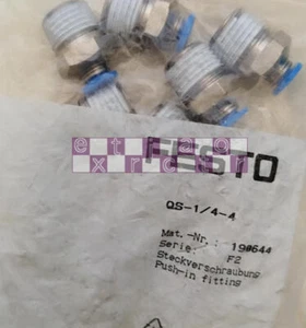Raccordo push-in 10 pezzi nuovo FESTO QS-1/4-4 190644 - Foto 1 di 1