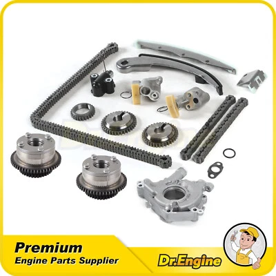  Timing Chain Kit Oil Pump VVT For 04-08 Nissan Maxima 04-09 Nissan Quest 3.5L - Image 1 of 4