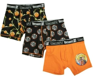 Dragonball Z Boy's Athletic Boxer Briefs Underoos SMALL (6) Mesh Fabric 3 Pack - Picture 1 of 1