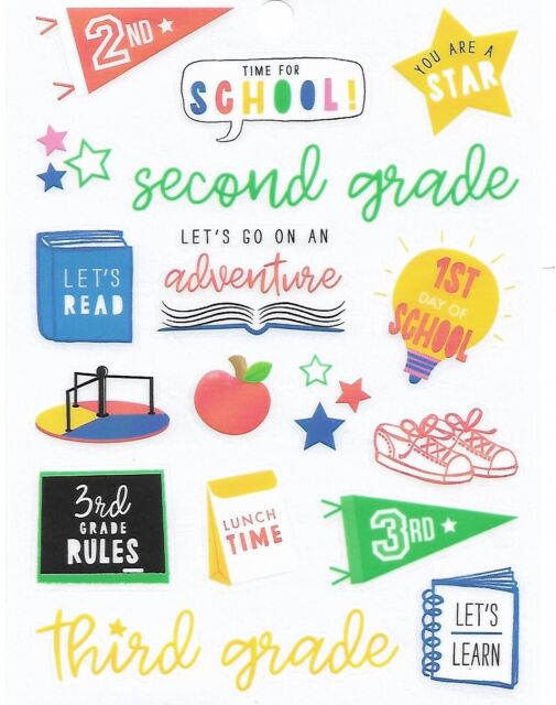 Buy Crackles Kids Stamp Set Motivation Sticker School Scrap