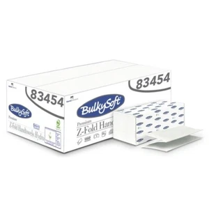 3750 ASCIUGAMANI DI CARTA PIEGATI a Z SALVIETTE INTERCALATE PER DISPENSER 83454 - Foto 1 di 7