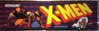 X-Men Konami Arcade Marquee by Konami 27"x8"