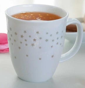 Starlight Sternchen Henkelbecher Kaffeebecher Porzellan 0,35 L - Bild 1 von 1