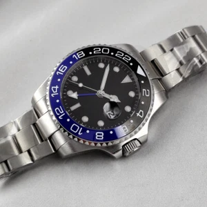 43 mm BLIGER Cristal de Zafiro GMT Automático Marca Luminosa Fecha Hombres Niño Reloj de Lujo - Imagen 1 de 32