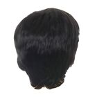 Fashion Wig Short Black Male Straight Synthetic Wig for Men Hair Fleeciness 