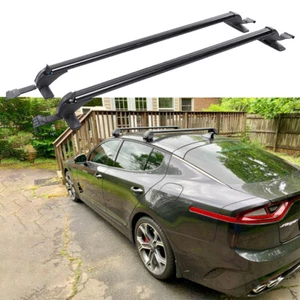 For Kia Stinger Optima 43" Roof Rack Aluminum Cross Bar Luggage Carrier w/ Lock - Bild 1 von 12