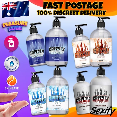 Sex Personal Lubricant Pump Bottle Tube Sex Water Based Cooling Warming Cum Lube - image 1 of 4