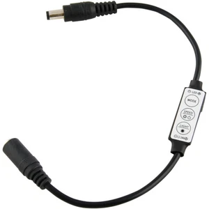 LED Low-profile Inline Controller 💡 Dimmer Switch Strip Lights, black 12V - Picture 1 of 4