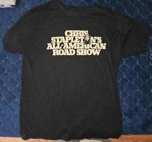 T-shirt Chris Stapleton Youth taglia small grafica nera grande 100% cotone - Foto 1 di 5