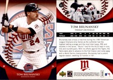 Tom Brunansky 2007 Upper Deck 1987 World Series 20th Anniversary #23 Card